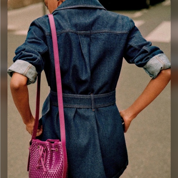 SEZANE MADENN BELTED JACKET - Picture 2 of 4